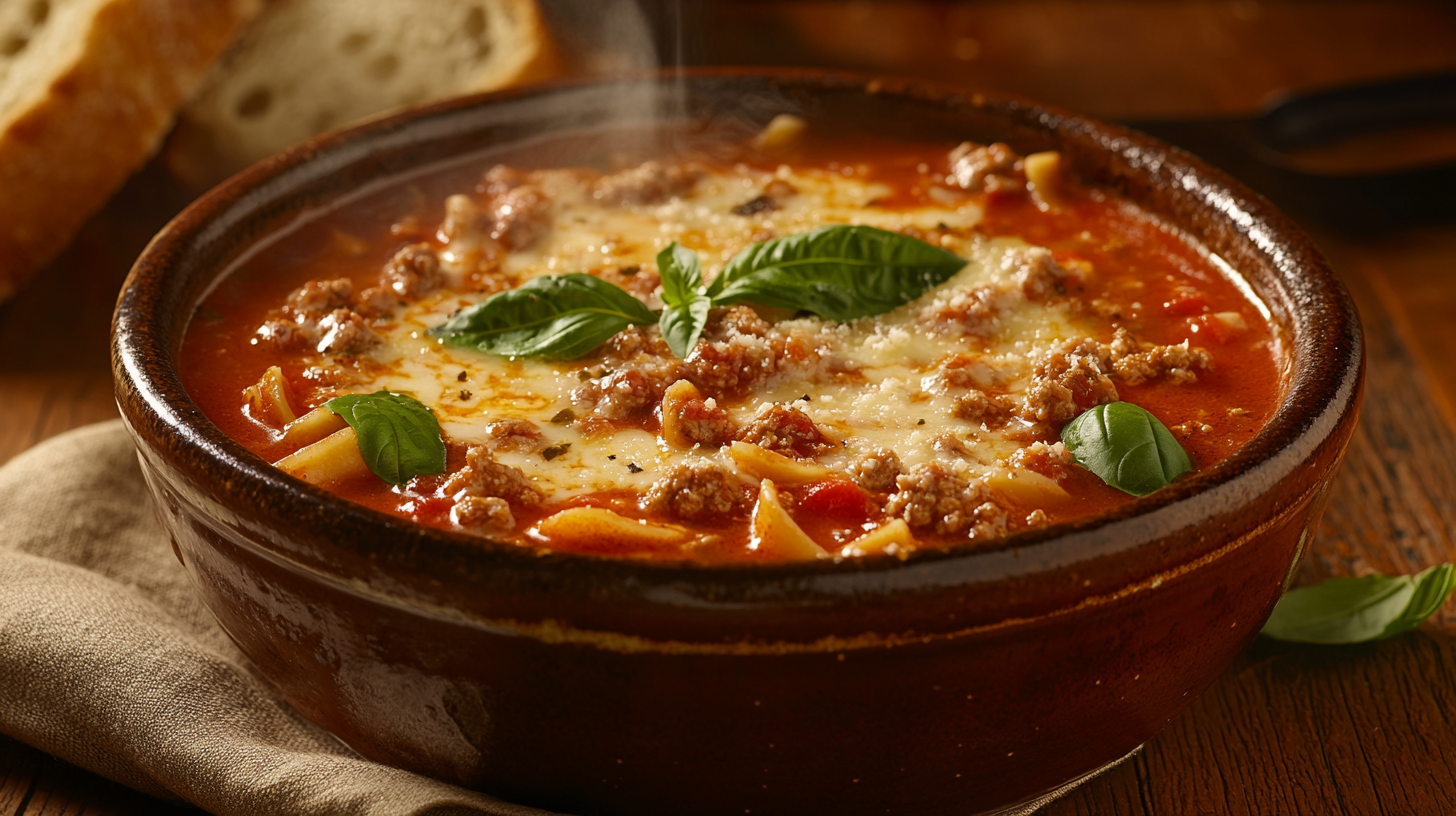 Spicy Lasagna Soup