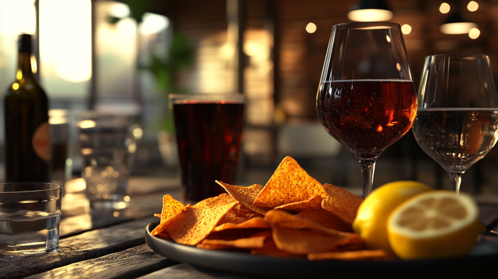 Pairing Doritos Roasted Turkey and Cracked Pepper with beverages